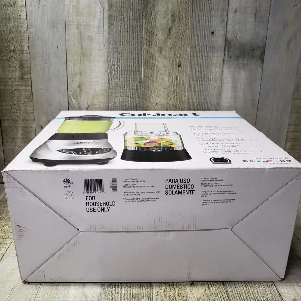Cuisinart Smart Power Duet Blender Food Processor BFP-603 New In Box